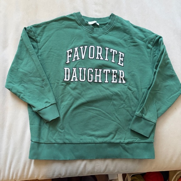 Favorite Daughter - The Collegiate Sweatshirt - Evergreen Size Medium - Picture 3 of 7